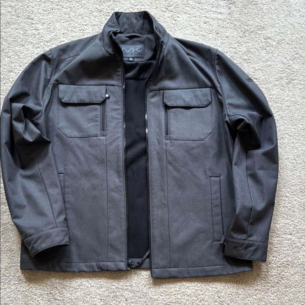 Michael Kors Gray Lightweight Utility Jacket